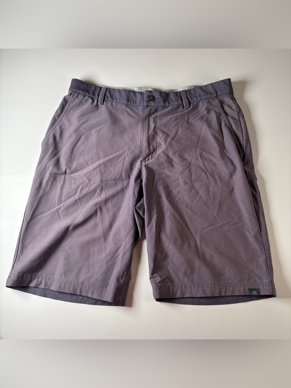Adidas Ultimate364 Golf Shorts 34 Purple Slate Grey Tech Performance Athleisure